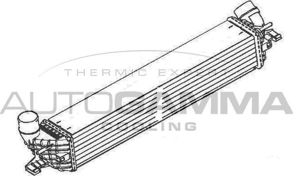 Autogamma 107040 - Intercooler, échangeur droxauto.com