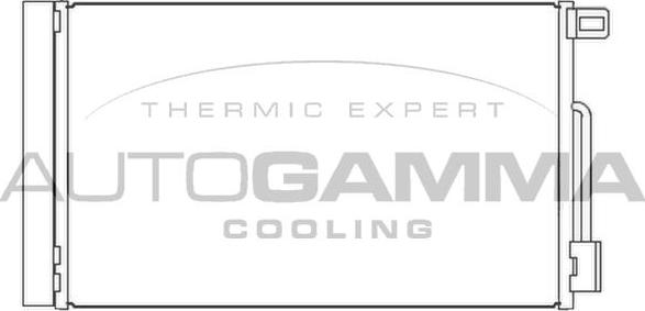 Autogamma 107354 - Condensateur, climatisation droxauto.com