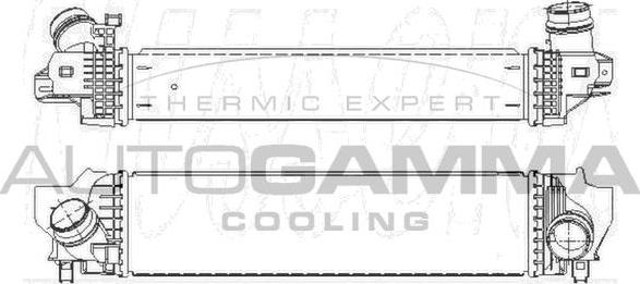 Autogamma 110014 - Intercooler, échangeur droxauto.com