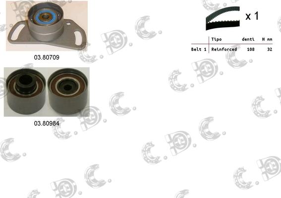 Autokit 04.5454 - Kit de distribution droxauto.com