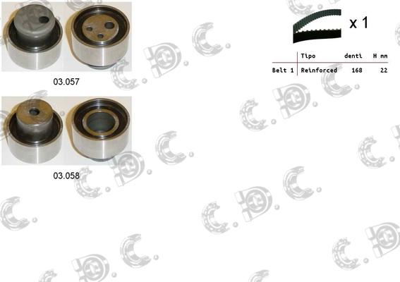 Autokit 04.5002 - Kit de distribution droxauto.com