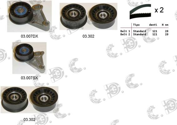 Autokit 04.5078 - Kit de distribution droxauto.com