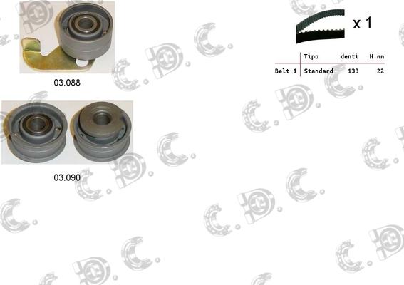 Autokit 04.5162 - Kit de distribution droxauto.com