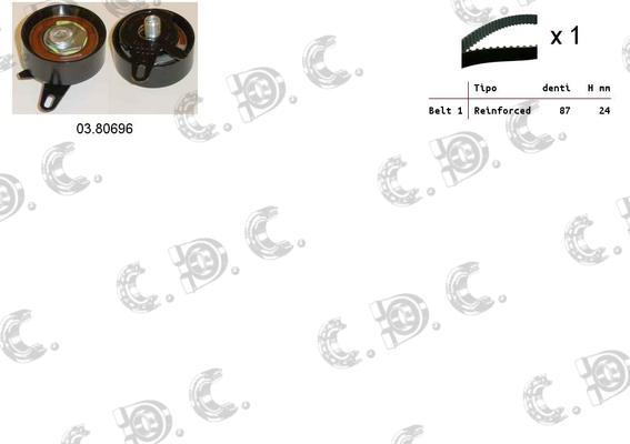 Autokit 04.5103 - Kit de distribution droxauto.com