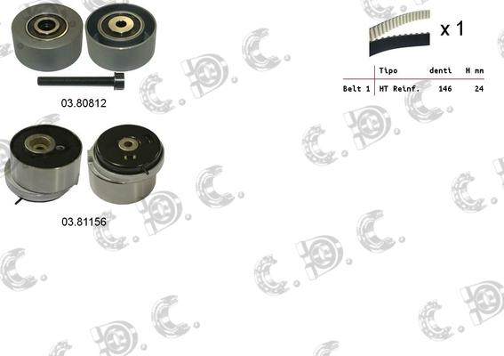 Autokit 04.5300 - Kit de distribution droxauto.com