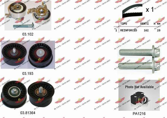 Autokit 04.5296PA - Kit de distribution droxauto.com