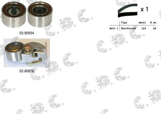 Autokit 04.5260 - Kit de distribution droxauto.com