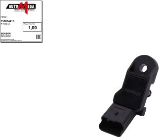 Automega 150074410 - Capteur, pression du tuyau d'admission droxauto.com