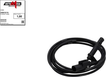 Automega 250810110 - Capteur, vitesse de roue droxauto.com