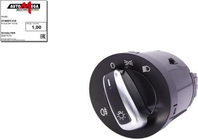 Automega 274691310 - Interrupteur, lumière principale droxauto.com