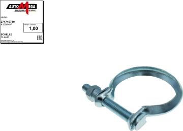 Automega 274740710 - Raccord de tuyau, système d'échappement droxauto.com