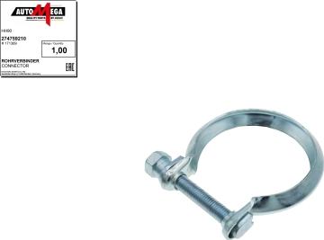 Automega 274759210 - Raccord de tuyau, système d'échappement droxauto.com