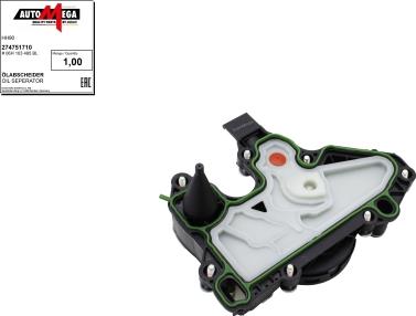 Automega 274751710 - Séparateur d'huile, prise de recyclage des gas de carter droxauto.com