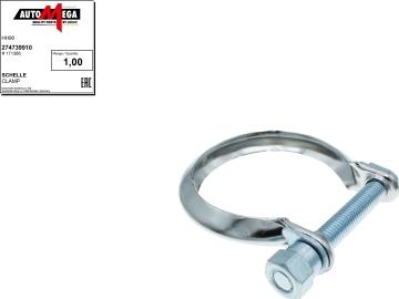 Automega 274739910 - Raccord de tuyau, système d'échappement droxauto.com