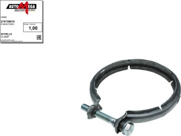 Automega 274739810 - Raccord de tuyau, système d'échappement droxauto.com