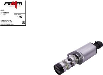 Automega 274728610 - Valve de commande, réglage d'arbres à came droxauto.com