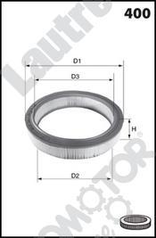 Automotor France LAT127 - Filtre à air droxauto.com