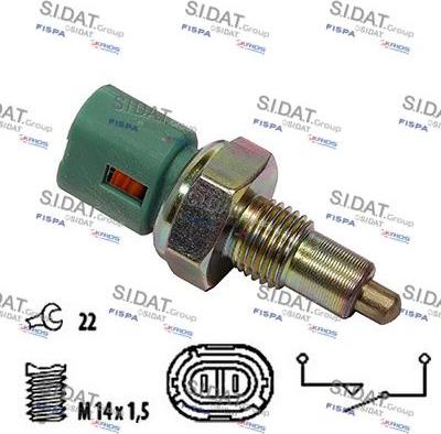 Autoteam C234142A2 - Contacteur, feu de recul droxauto.com