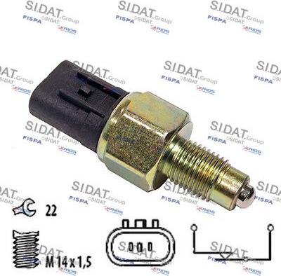 Autoteam C234205 - Contacteur, feu de recul droxauto.com