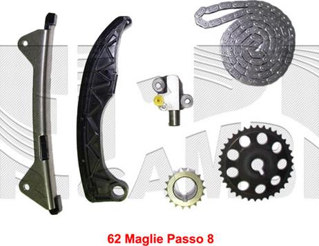 Autoteam KCA033 - Kit de distribution par chaîne droxauto.com