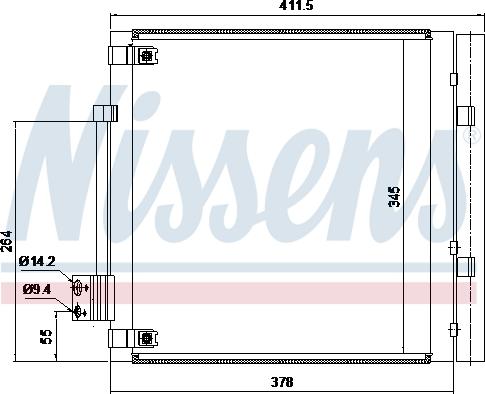 AVA TE5005D - Condensateur, climatisation droxauto.com