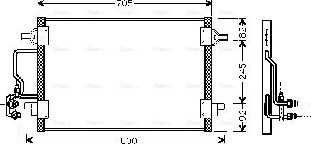 AVA AI 5175 - Condensateur, climatisation droxauto.com
