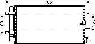 AVA AIA5360D - Condensateur, climatisation droxauto.com