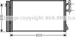 AVA BW5296 - Condensateur, climatisation droxauto.com