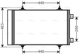 AVA CNA5263D - Condensateur, climatisation droxauto.com
