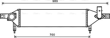 AVA DN4409 - Intercooler, échangeur droxauto.com