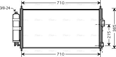 AVA DN5311D - Condensateur, climatisation droxauto.com