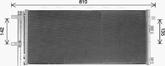 AVA FD5659D - Condensateur, climatisation droxauto.com
