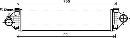 AVA FDA4474 - Intercooler, échangeur droxauto.com