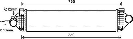 AVA FDA4473 - Intercooler, échangeur droxauto.com