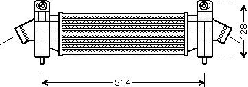 AVA FDA4341 - Intercooler, échangeur droxauto.com