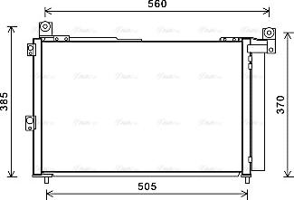 AVA FDA5486D - Condensateur, climatisation droxauto.com