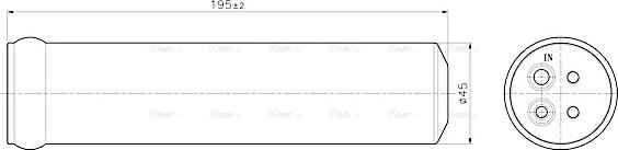 AVA FDD711 - Filtre déshydratant, climatisation droxauto.com