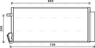 AVA FTA5396D - Condensateur, climatisation droxauto.com