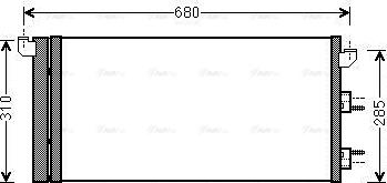 AVA FTA5293D - Condensateur, climatisation droxauto.com