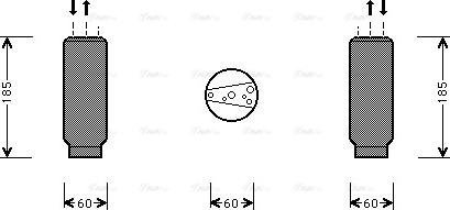 AVA HD D101 - Filtre déshydratant, climatisation droxauto.com