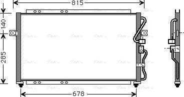 AVA KA5014 - Condensateur, climatisation droxauto.com