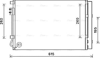 AVA KAA5280D - Condensateur, climatisation droxauto.com