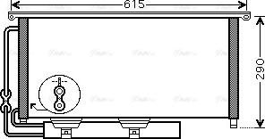 AVA MC5007D - Condensateur, climatisation droxauto.com