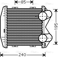 AVA MCA4003 - Intercooler, échangeur droxauto.com