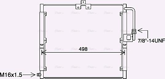 AVA MS5709 - Condensateur, climatisation droxauto.com