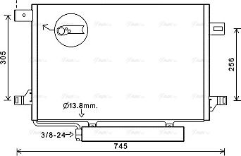 AVA MSA5572D - Condensateur, climatisation droxauto.com