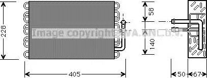 AVA MS V019 - Évaporateur climatisation droxauto.com