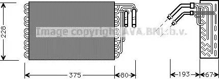 AVA MS V020 - Évaporateur climatisation droxauto.com