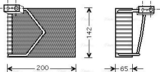 AVA MS V328 - Évaporateur climatisation droxauto.com