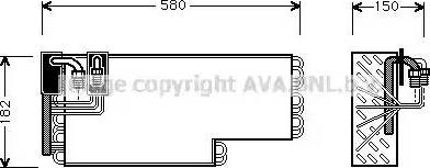 AVA MS V269 - Évaporateur climatisation droxauto.com
